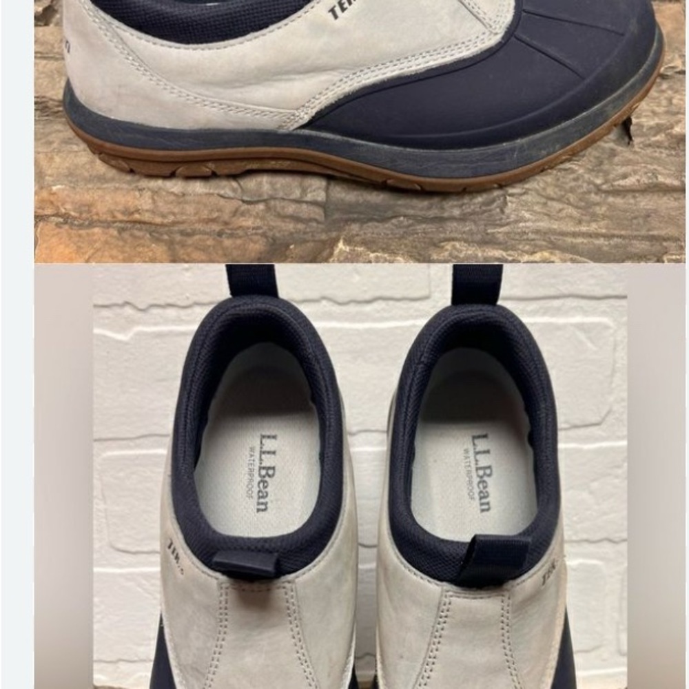 Rain Boots L.L. Bean Men's Black and Gray Rain Boots